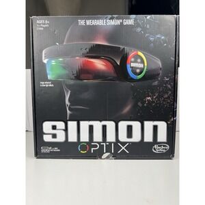 2016 Hasbro Simon Optix Game- The Wearable Simon Game!! Original Box and manual.